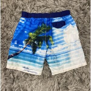 Corona Extra Beer Swim Trunks Mens Sz XL Blue Bathing Suit Lined Board Shorts